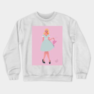 1950 girl Crewneck Sweatshirt